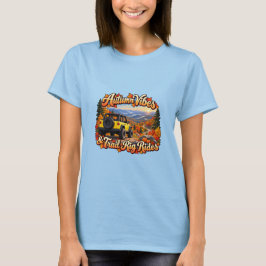 黄色い秋の雰囲気 Tシャツ