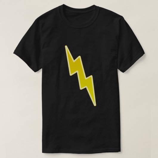 -黄色い稲妻を負かして下さい Tシャツ (デザイン正面)