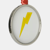 黄色い稲妻 メタルオーナメント (右)