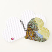 黄色い空と太陽とオリーブの木 ノートブック (内部)