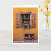 黄色い窓 カード (黄色い花)