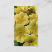 黄色い紫の花 名刺 (裏面)
