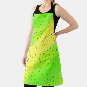 黄色い緑の点 エプロン (インサイチュ)
