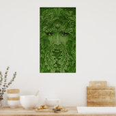 黄色い緑 ポスター (キッチン)