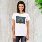 黄色い線標示を有する道路トンネル Tシャツ