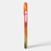 黄色い縁オレンジ色のチューリップ写真 Case-Mate iPhoneケース (裏面 / 左)