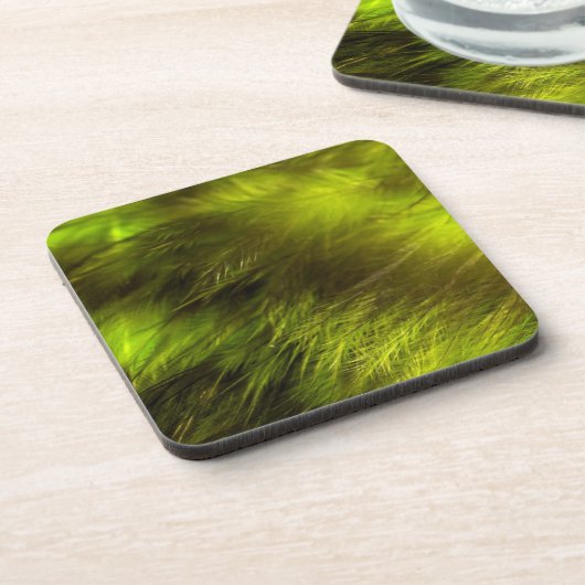 黄色い羽 コースター (左側)