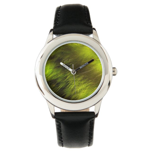 黄色い羽 腕時計 (正面)