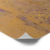 黄色い背景に対する木, 1901 ポスター (角)