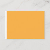 黄色い背景にAの付いた プレイスカード (正面)