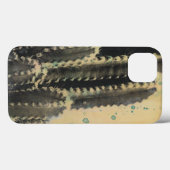 黄色い背景の緑のサボテン Case-Mate iPhoneケース (裏面 (横))