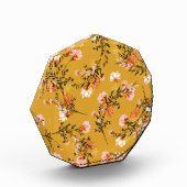 黄色い背景の花 フォトブロック (左)