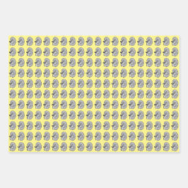 黄色い腎臓だ ラッピングペーパーシート