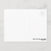 黄色い花およびしぶきの郵便はがき ポストカード (裏面)