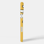 黄色い花が咲パーソナライズされたく Case-Mate iPhoneケース (裏面 / 右)