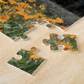 黄色い花との壮大なTetons ジグソーパズル (側面)