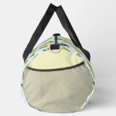 黄色い花とブルーベリー ダッフルバッグ (右)