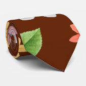 黄色い花と白いバラ12 ネクタイ (ロール)