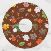 黄色い花と白いバラ12 ワイングラスタグ (裏面)