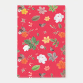 黄色い花と白いバラ13 ポストイット (正面)