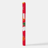 黄色い花と白いバラ13 iPhoneケース (右側面)