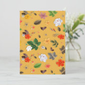 黄色い花と白いバラ20 サンキューカード (スタンド正面)