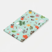 黄色い花と白いバラ22 ポストイット (アングル)