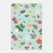 黄色い花と白いバラ22 ポストイット (正面)