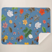 黄色い花と白いバラ23 シェルパブランケット (正面(横))