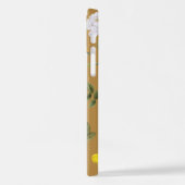 黄色い花と白いバラ4 iPhoneケース (左側面)