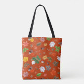 黄色い花と白いバラ9 トートバッグ (裏面)