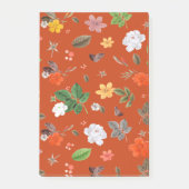 黄色い花と白いバラ9 ポストイット (正面)