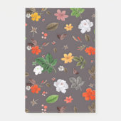 黄色い花と白い薔薇 26 ポストイット (正面)