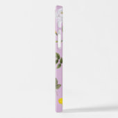 黄色い花と白い薔薇 5 iPhoneケース (左側面)