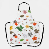 黄色い花と白い薔薇 7 エプロン (正面)