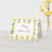 黄色い花のアクセントカード カード (黄色い花)