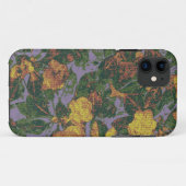 黄色い花のカムフラージュパターン Case-Mate iPhoneケース (裏面(横))
