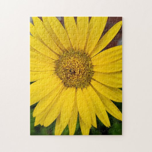 黄色い花のマクロ ジグソーパズル (縦)