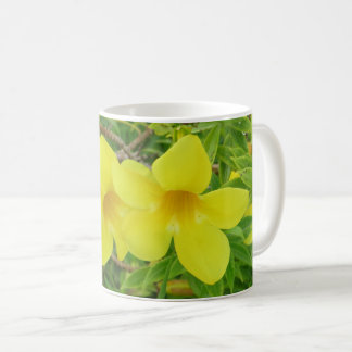 黄色い花のマグカップ コーヒーマグカップ