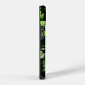 黄色い花の上の蜂 iPhoneケース (右側面)
