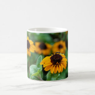 黄色い花の写真マグカップ コーヒーマグカップ