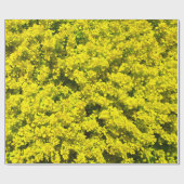 黄色い花の咲く低木の金テンプレートWoadwaxen ラッピングペーパー (フラット)