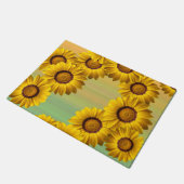 黄色い花の春 ドアマット (アングル)