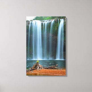 黄色い花の滝16x24 キャンバスプリント