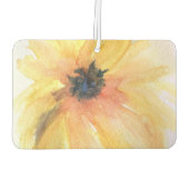 黄色い花の空気清浄剤 カーエアーフレッシュナー (裏面)