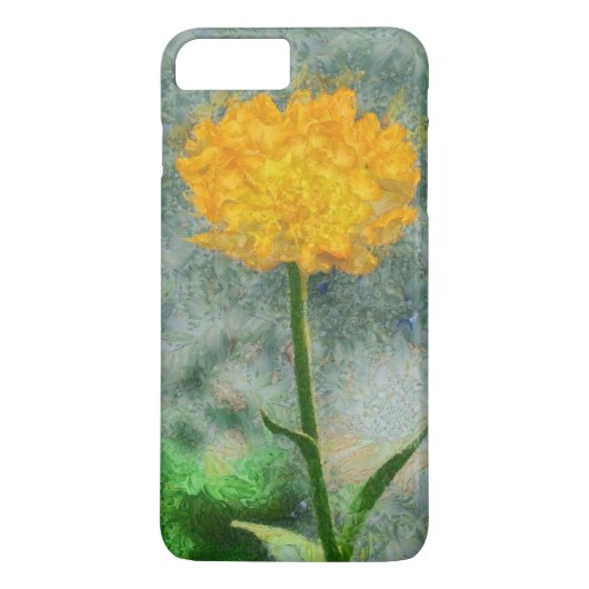 黄色い花の絵画 Case-Mate iPhoneケース (裏面)