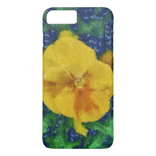 黄色い花の絵画 Case-Mate iPhoneケース (裏面)