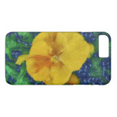 黄色い花の絵画 Case-Mate iPhoneケース (裏面(横))