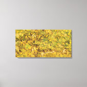 黄色い花の野原 ヴィンセント・ヴァン・ゴッホ キャンバスプリント (正面)