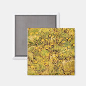 黄色い花の野原 ヴィンセント・ヴァン・ゴッホ マグネット (正面/裏面)